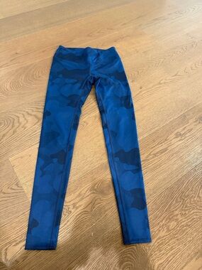 All Blue Camo Leggings